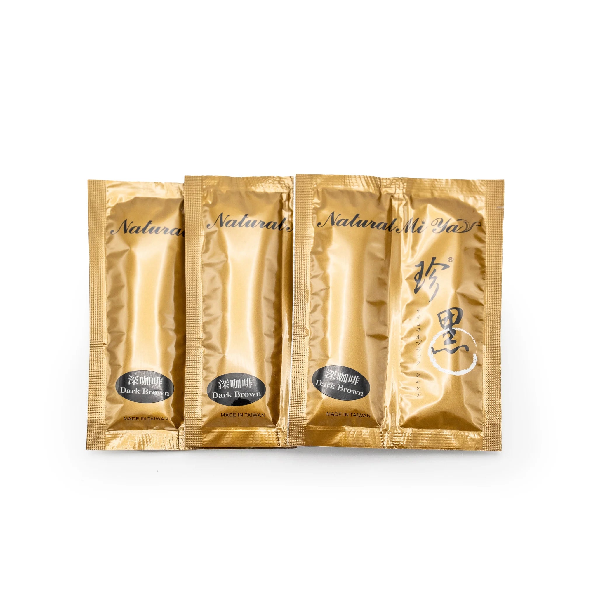 珍黑植物染髮護髮乳四盒送馬油一盒