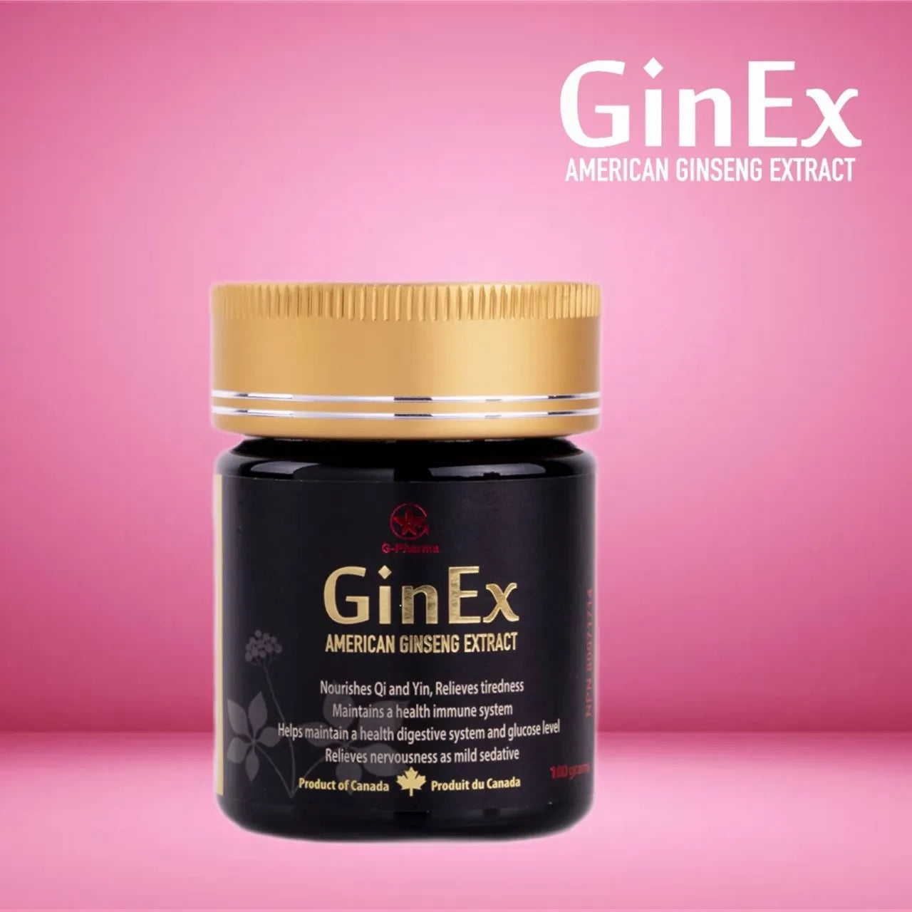 GinEx® American Ginseng Black Paste 100g 2 bottles( Get 1-2 bottles of Black Cream Drops at half price))