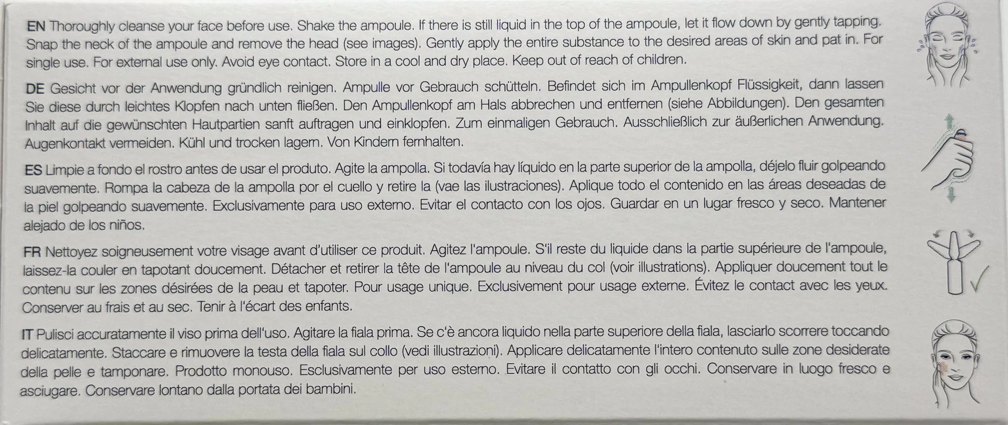 Dermaroller玻尿酸安瓶補水修護精華液(30支*1盒)