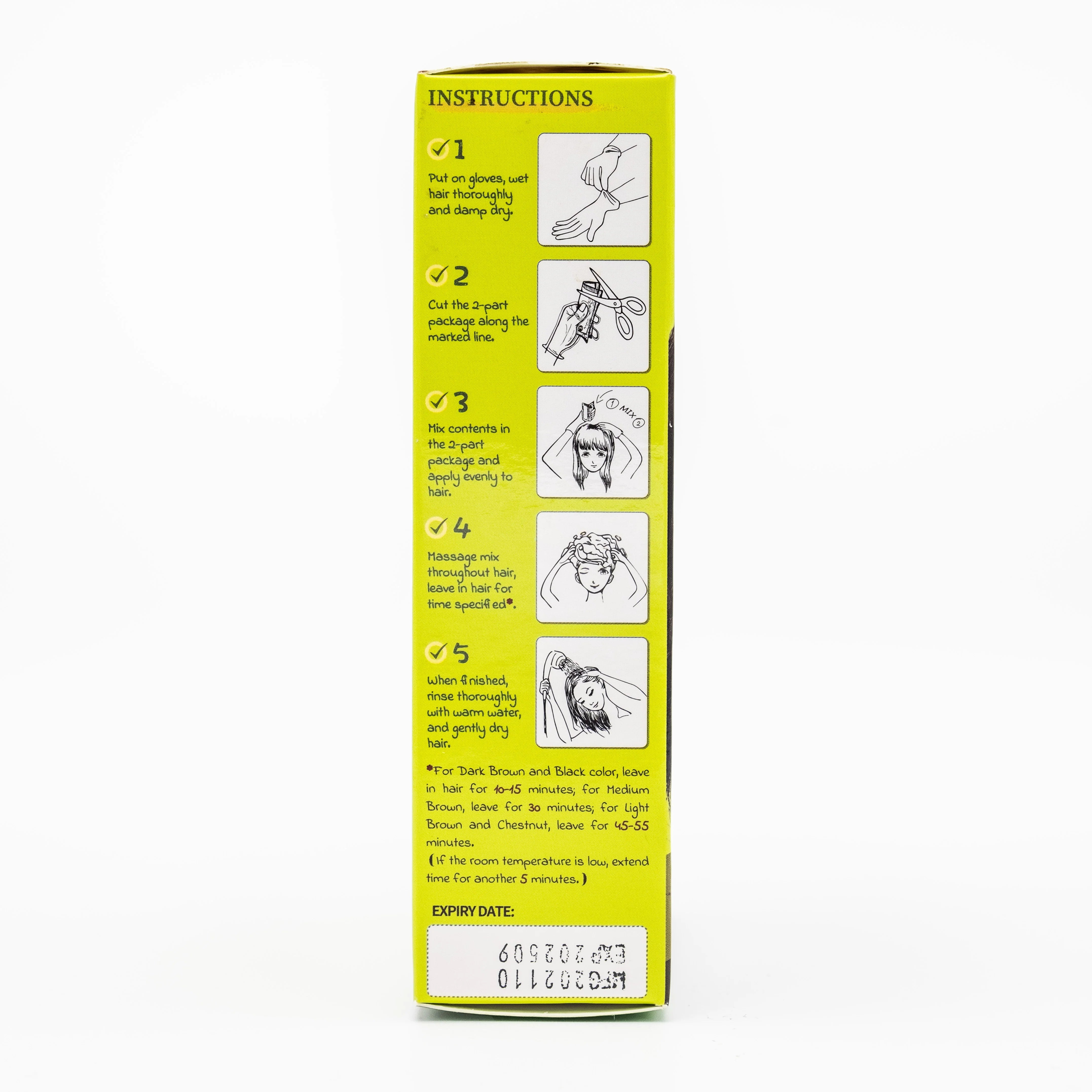 珍黑植物染髮護髮乳四盒送馬油一盒