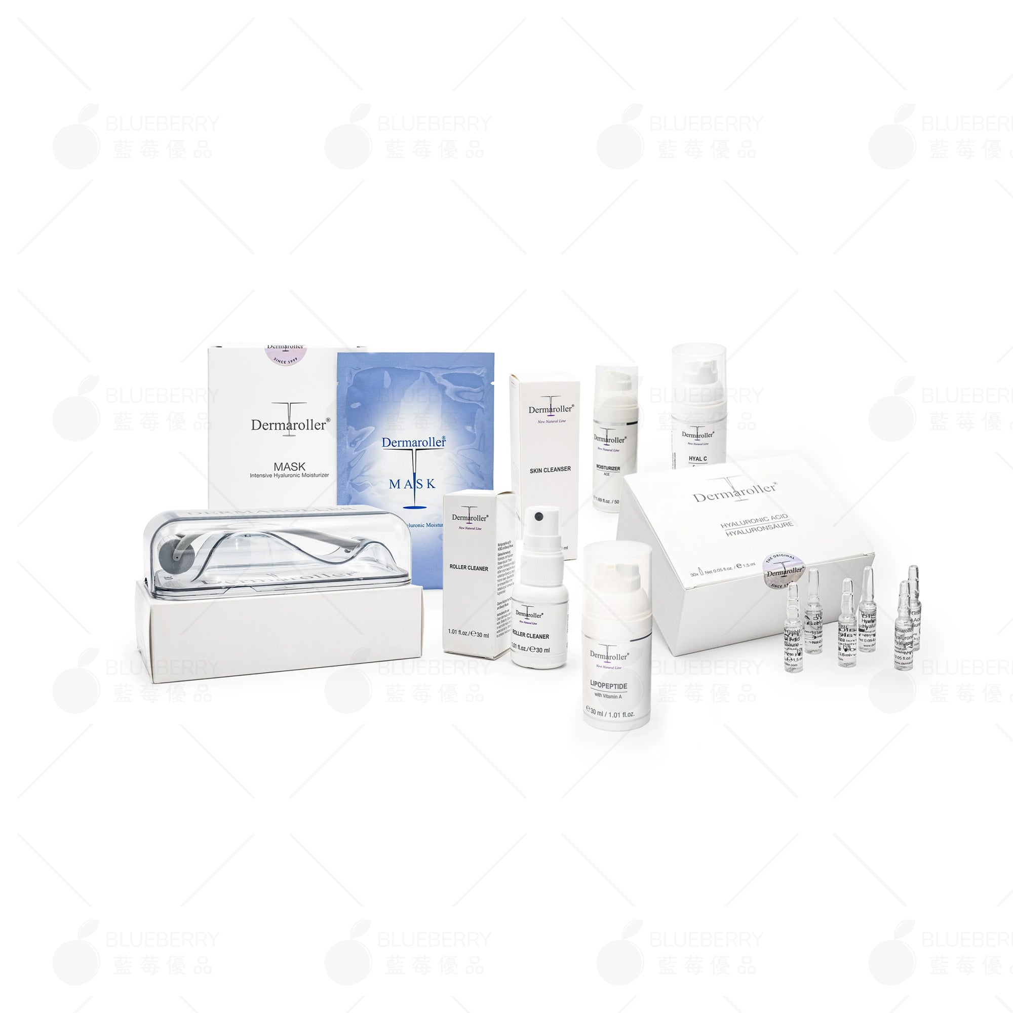 Stock up on good stuff: German Dermaroller eight-piece beauty set