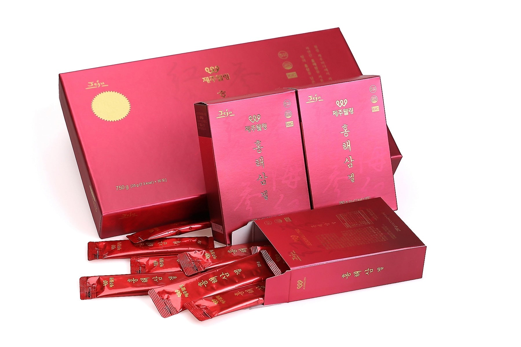 「美加地區預售中,十二月初發貨」JEJUWELLING韓國濟州島紅海參修復飲