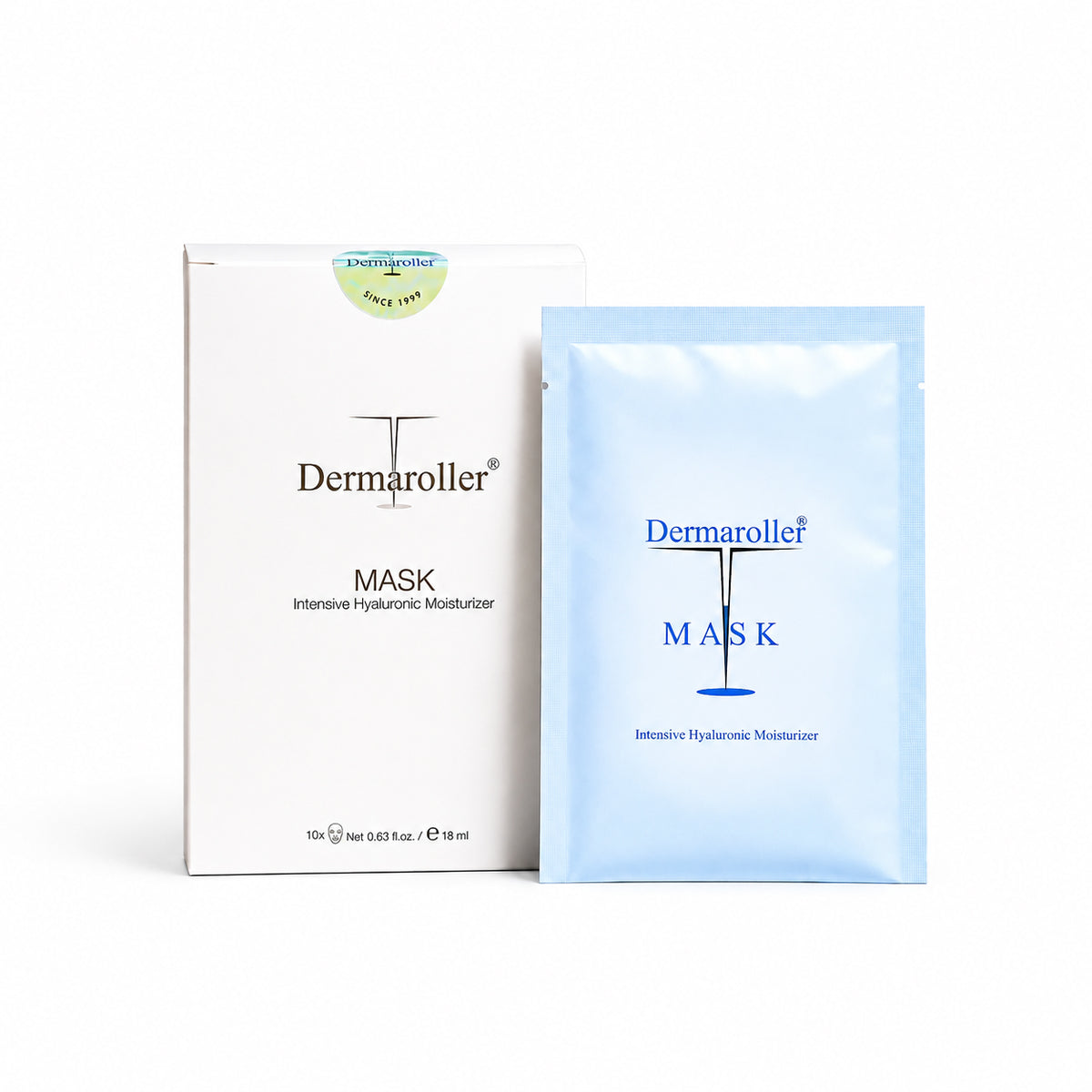 Dermaroller Hyaluronic Acid Hydrating and Repairing Emergency Mask (10 sheets * 1 box)