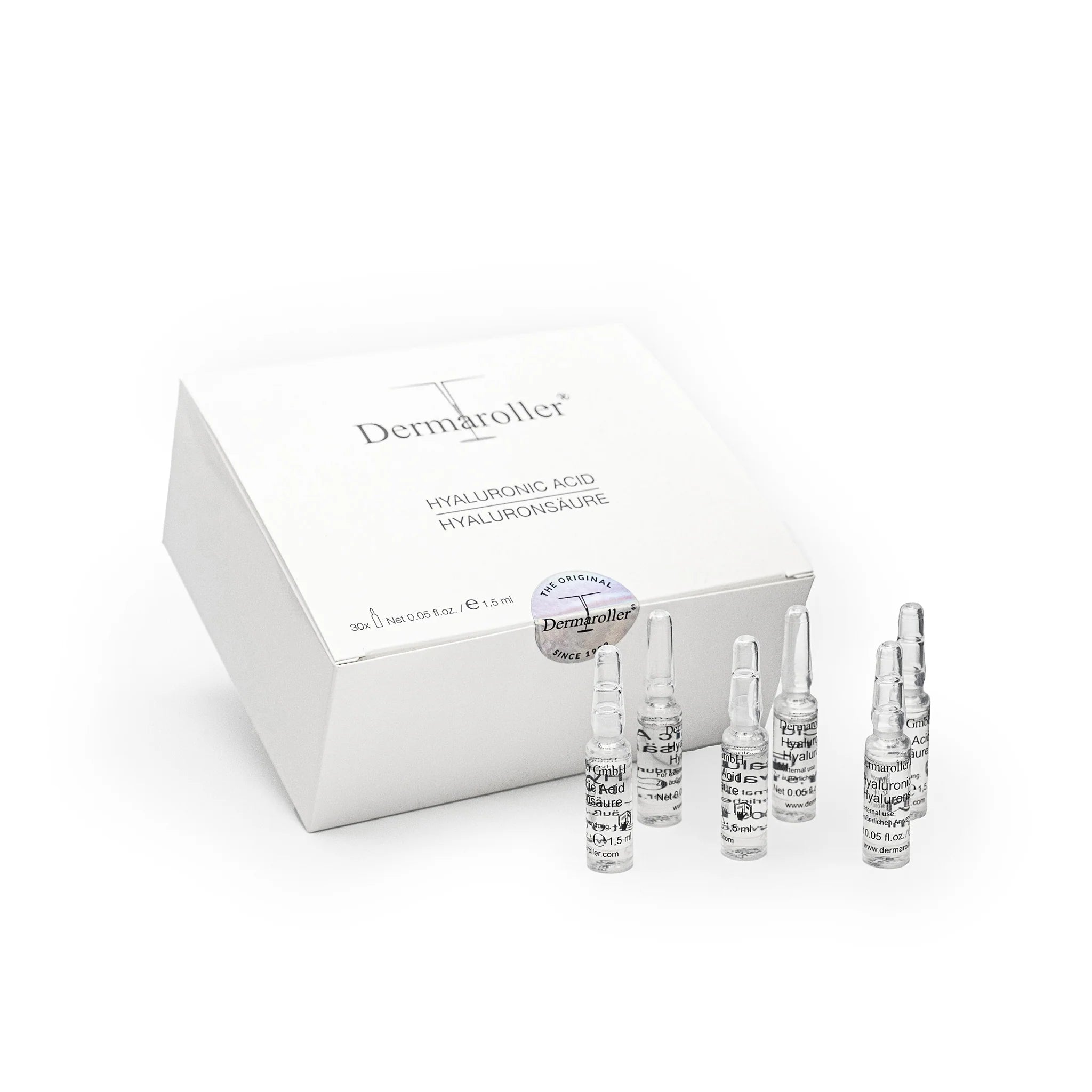 Dermaroller玻尿酸安瓶補水修護精華液（30支*1盒）