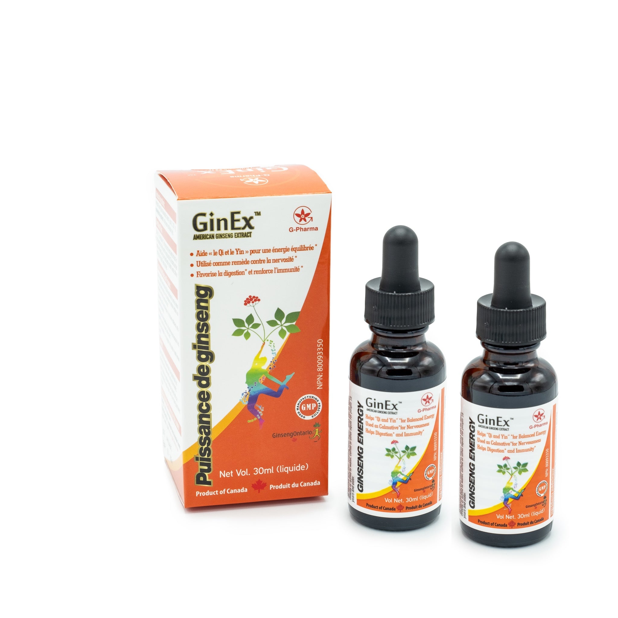 GinEx®西洋蔘黑膏滋滴劑（2瓶）