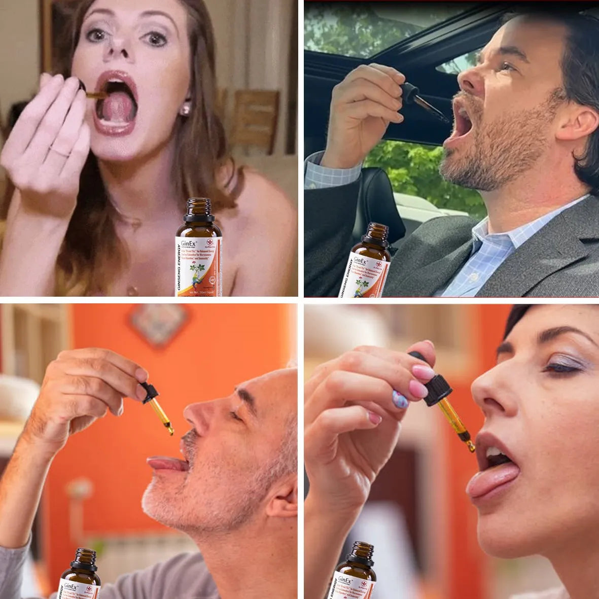 GinEx® 西洋蔘黑膏滋滴劑 (30毫升x6瓶)