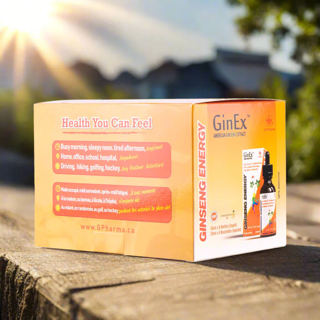 GinEx® 西洋蔘黑膏滋滴劑 (30毫升x6瓶)