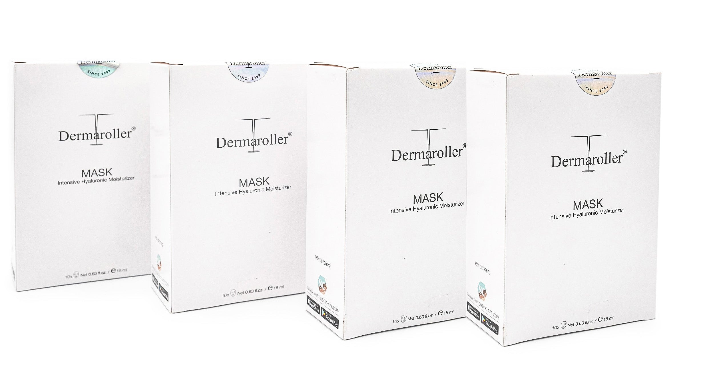 Dermaroller玻尿酸補水保濕修護急救面膜（10片*4盒）送隨機德國Dermaroller產品一個