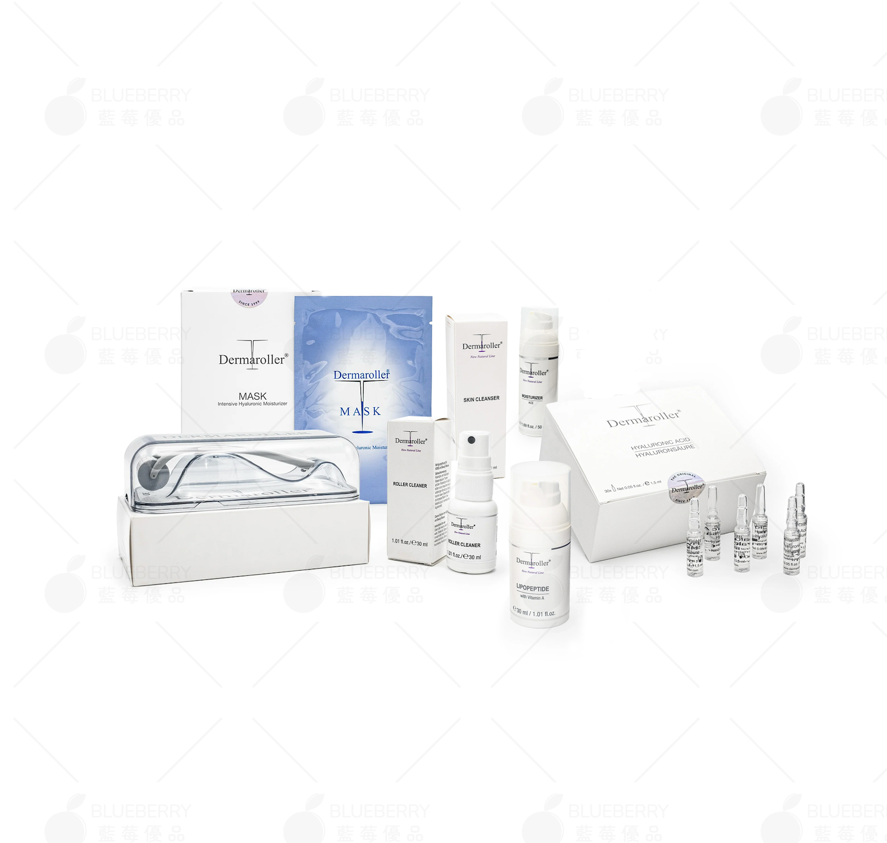 Stock up on good stuff: German Dermaroller eight-piece beauty set