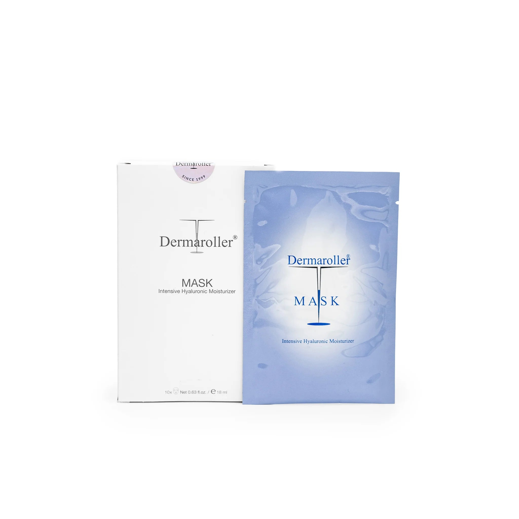 肌膚守護組合A：玻尿酸補水保濕修護急救面膜（10片*4盒）送Dermaroller高保濕維C精華